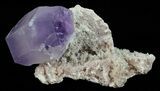 Amethyst Crystal on Matrix - Morocco #57033-1